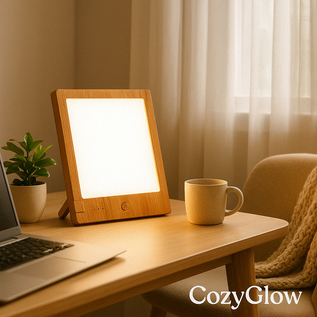 CozyGlow Natural Light Therapy Lamp – Mood & Energy Booster
