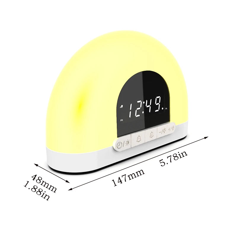 CozyGlow WakeEase™ Sunrise Alarm Clock + Nightlight