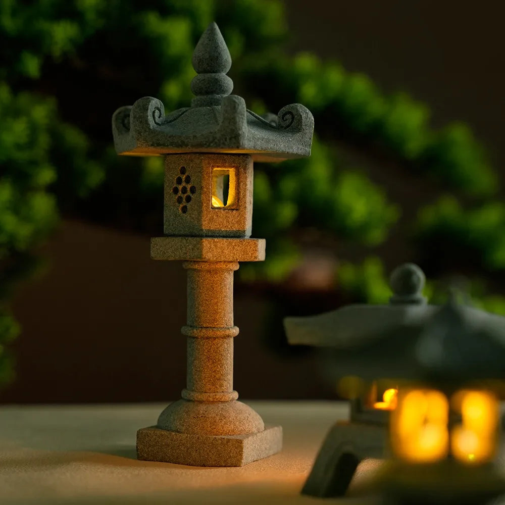 CozyGlow Mini Zen Garden Lanterns – LED Tranquility Set
