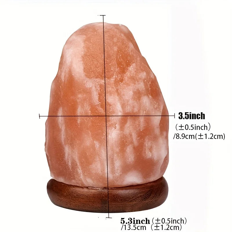 CozyGlow Himalayan Aura Lamp – Color-Changing Crystal Salt Light (USB)
