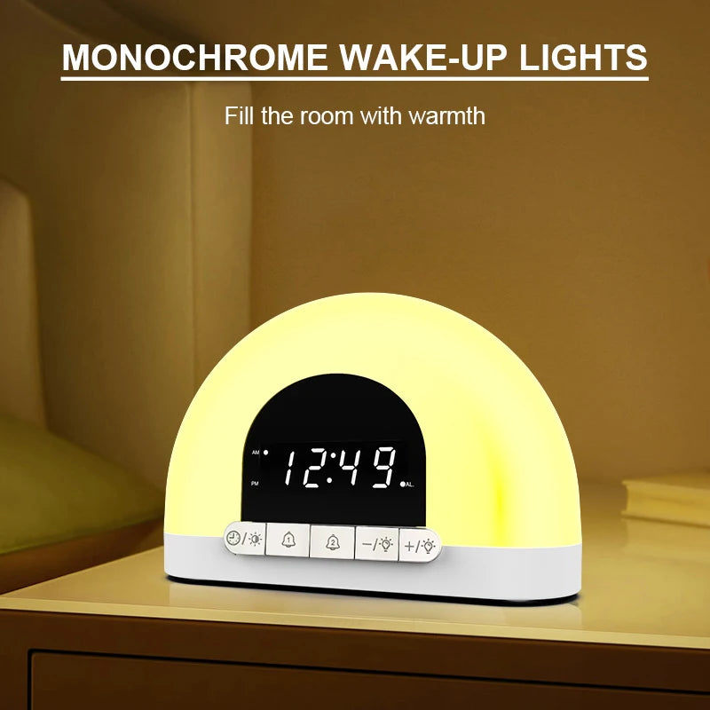 CozyGlow WakeEase™ Sunrise Alarm Clock + Nightlight