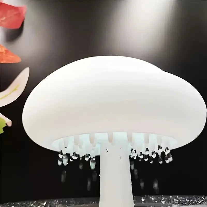 CozyGlow "Mushroom Cloud"  No Mist Humidifier – Color-Changing Rain Diffuser