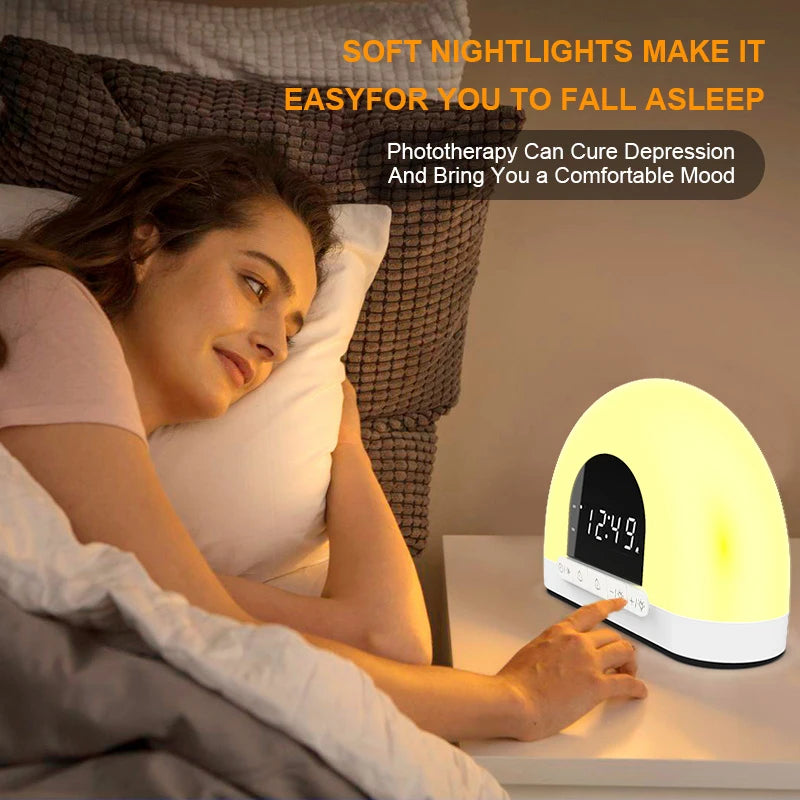 CozyGlow WakeEase™ Sunrise Alarm Clock + Nightlight