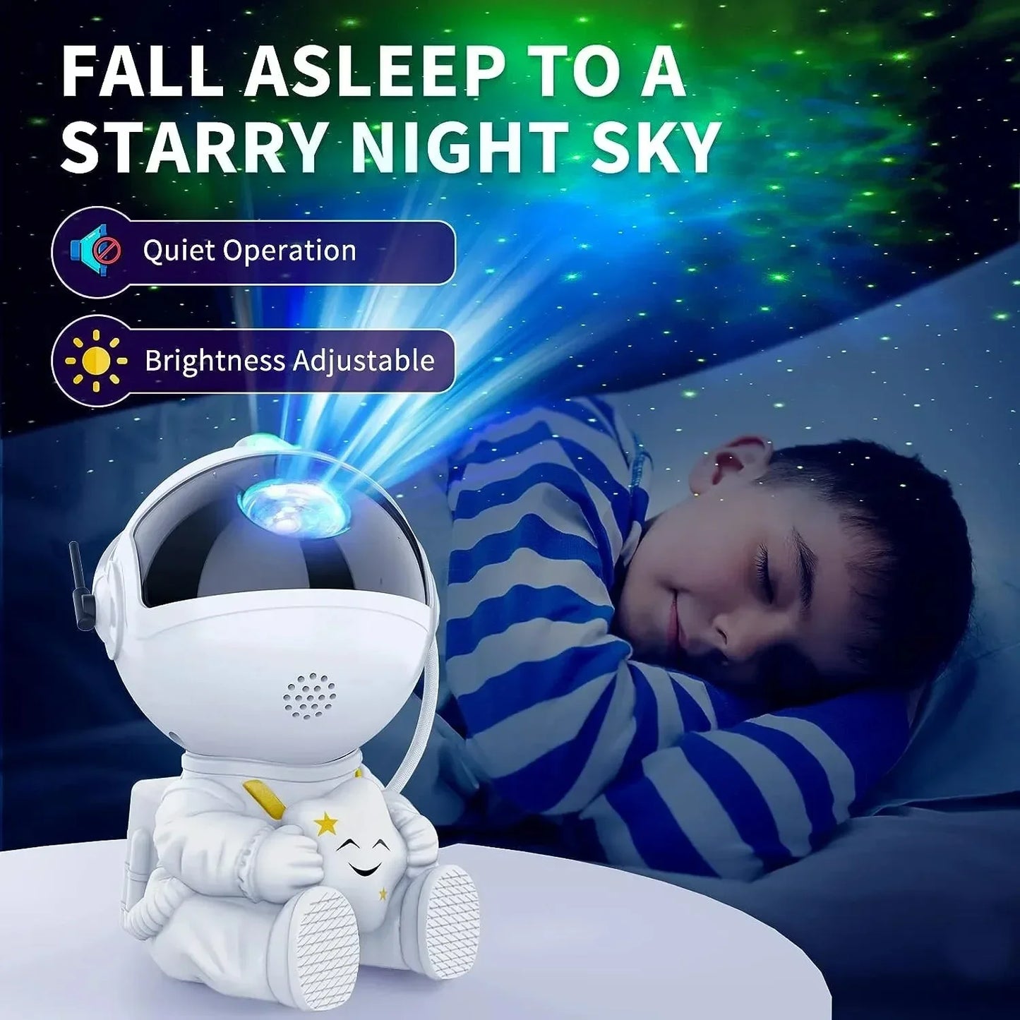 CozyGlow AstroNebula Projector – Starry Sky & Galaxy Light with Remote