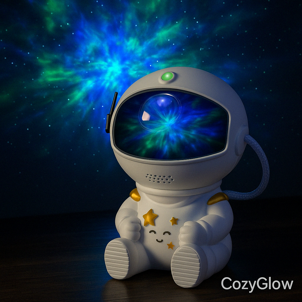 CozyGlow AstroNebula Projector – Starry Sky & Galaxy Light with Remote
